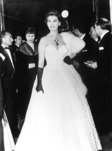 Sophia Loren At The Ambassadeurs In Cannes 1955